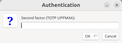 Pelle asking for a TOTP