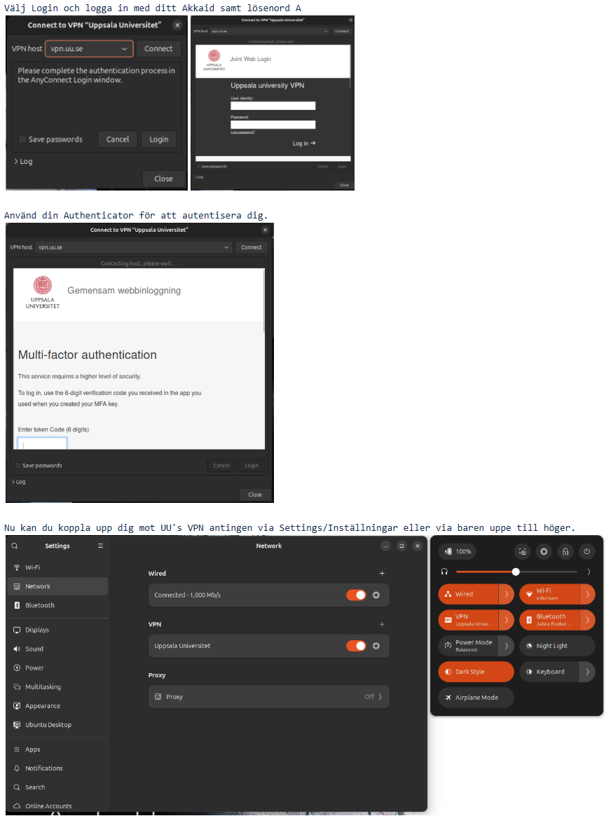 Setup a VPN from Uppsala University for Linux 3
